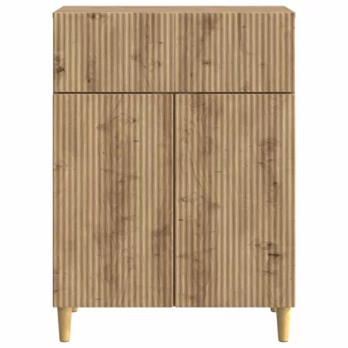  Széf fiókkal Kézműves Tölgy 66 x 34,5 x 90 cm Szerelt Fa