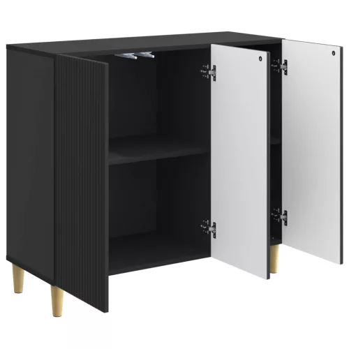  Széf Fekete 89 x 34,5 x 80 cm Szerelt Fa