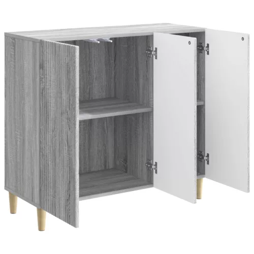  Széf Szürke Sonoma 89 x 34,5 x 80 cm Szerelt Fa