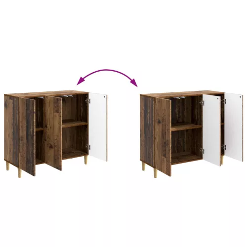  Széf Antik Fa 89 x 34,5 x 80 cm Szerelt Fa