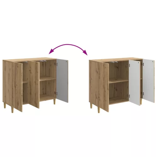  Széf Kézműves Tölgy 89 x 34,5 x 80 cm Szerelt Fa