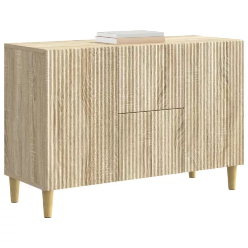  Széf fiókkal Sonoma Tölgy 89 x 34,5 x 60 cm Szerelt Fa