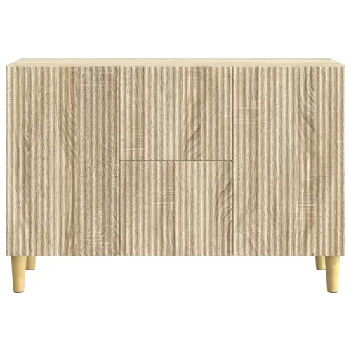  Széf fiókkal Sonoma Tölgy 89 x 34,5 x 60 cm Szerelt Fa