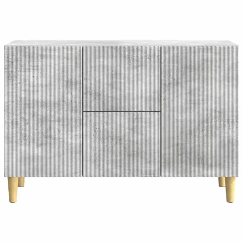  Széf fiókkal Betonszürke 89 x 34,5 x 60 cm Szerelt Fa