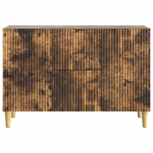  Széf fiókkal Füstös Tölgy 89 x 34,5 x 60 cm Szerelt Fa