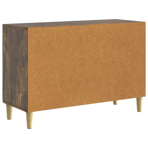  Széf fiókkal Füstös Tölgy 89 x 34,5 x 60 cm Szerelt Fa