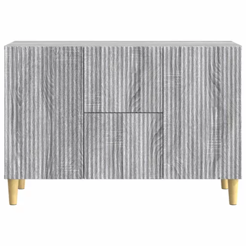  Széf fiókkal Szürke Sonoma 89 x 34,5 x 60 cm Szerelt Fa