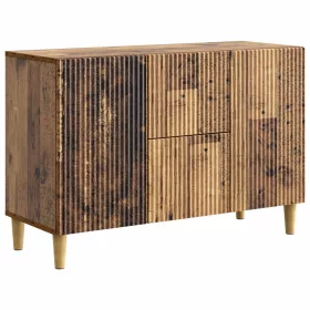  Széf fiókkal Antik Fa 89 x 34,5 x 60 cm Szerelt Fa