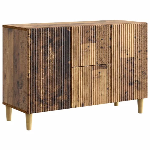  Széf fiókkal Antik Fa 89 x 34,5 x 60 cm Szerelt Fa