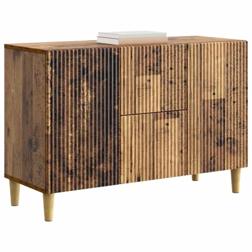  Széf fiókkal Antik Fa 89 x 34,5 x 60 cm Szerelt Fa