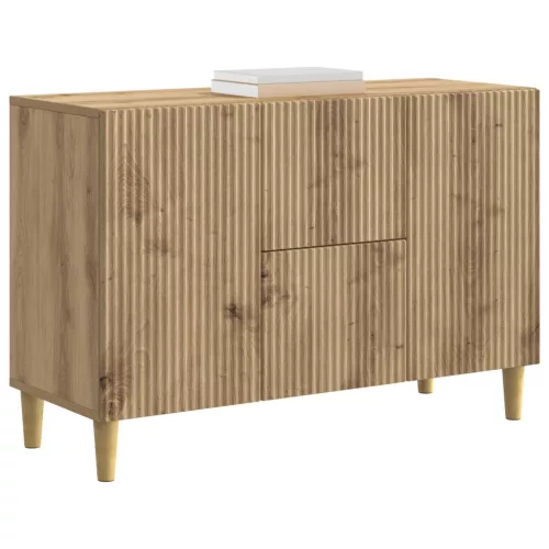  Széf fiókkal Kézműves Tölgy 89 x 34,5 x 60 cm Szerelt Fa