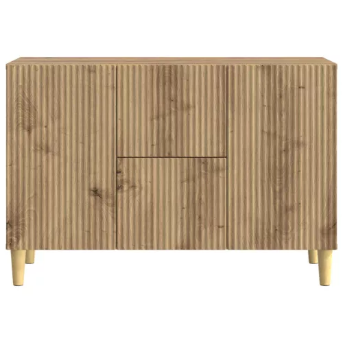  Széf fiókkal Kézműves Tölgy 89 x 34,5 x 60 cm Szerelt Fa