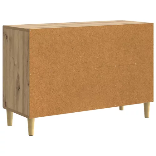  Széf fiókkal Kézműves Tölgy 89 x 34,5 x 60 cm Szerelt Fa