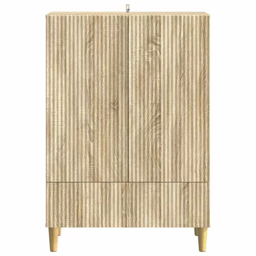  Széf fiókkal Sonoma Tölgy 66 x 34,5 x 95 cm Szerelt Fa