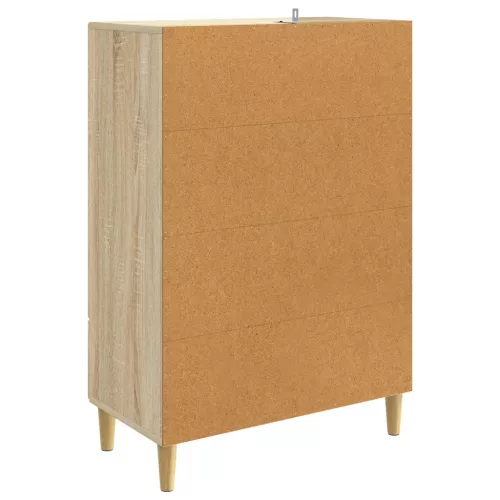  Széf fiókkal Sonoma Tölgy 66 x 34,5 x 95 cm Szerelt Fa