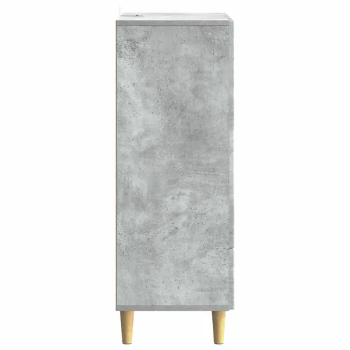  Széf fiókkal Betonszürke 66 x 34,5 x 95 cm Szerelt Fa