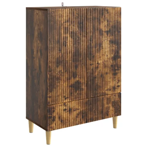  Széf fiókkal Füstös Tölgy 66 x 34,5 x 95 cm Szerelt Fa