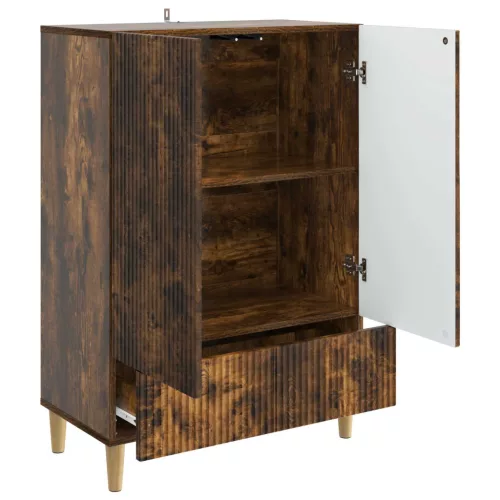  Széf fiókkal Füstös Tölgy 66 x 34,5 x 95 cm Szerelt Fa