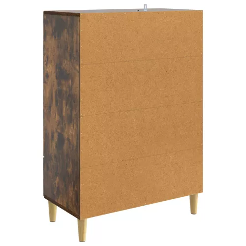  Széf fiókkal Füstös Tölgy 66 x 34,5 x 95 cm Szerelt Fa