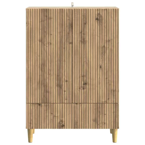  Széf fiókkal Kézműves Tölgy 66 x 34,5 x 95 cm Szerelt Fa