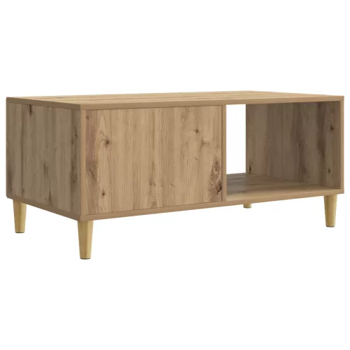 Dohányzóasztal Kézműves Tölgy 90 x 50 x 40 cm Szerelt Fa