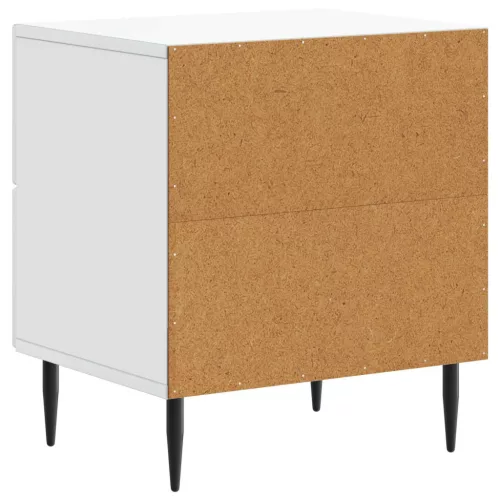  Éjjeliszekrény 2 pcs Fehér 43 x 34,5 x 47,5 cm Szerelt Fa