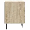  Éjjeliszekrény fiókkal 2 pcs Sonoma Tölgy 43 x 34,5 x 47,5 cm