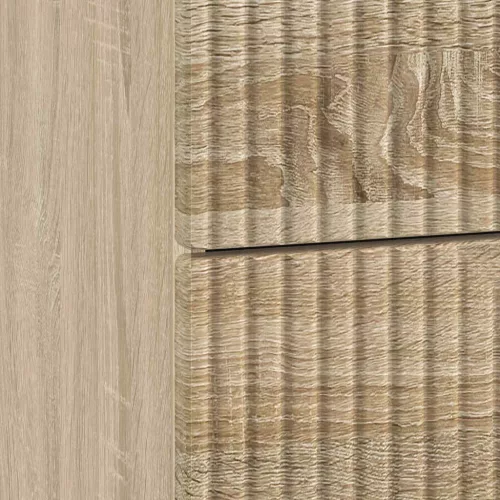  Éjjeliszekrény fiókkal 2 pcs Sonoma Tölgy 43 x 34,5 x 47,5 cm