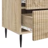  Éjjeliszekrény fiókkal 2 pcs Sonoma Tölgy 43 x 34,5 x 47,5 cm