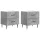  Éjjeliszekrény 2 pcs Betonszürke 43 x 34,5 x 47,5 cm Szerelt Fa