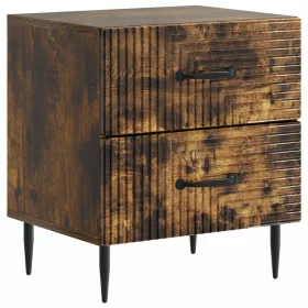    Éjjeliszekrény Füstös Tölgy 43 x 34,5 x 47,5 cm Szerelt Fa