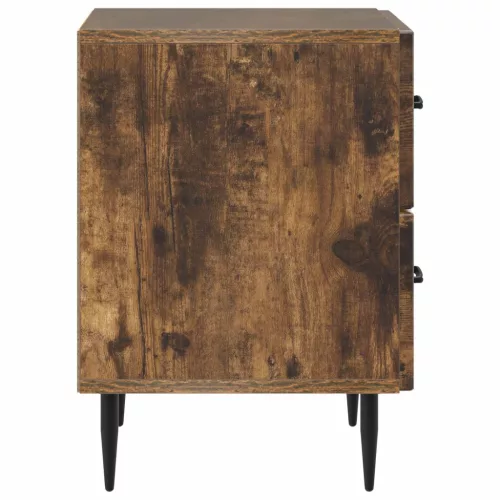  Éjjeliszekrény fiókkal 2 pcs Füstös Tölgy 43 x 34,5 x 47,5 cm
