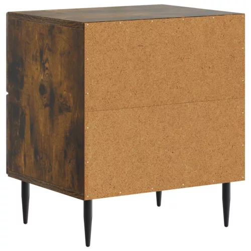  Éjjeliszekrény fiókkal 2 pcs Füstös Tölgy 43 x 34,5 x 47,5 cm