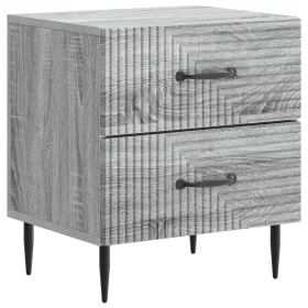    Éjjeliszekrény Szürke Sonoma 43 x 34,5 x 47,5 cm Szerelt Fa