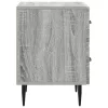  Éjjeliszekrény fiókkal 2 pcs Szürke Sonoma 43 x 34,5 x 47,5 cm