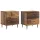  Éjjeliszekrény 2 pcs Antik Fa 43 x 34,5 x 47,5 cm Szerelt Fa