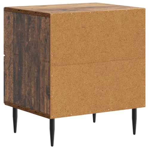  Éjjeliszekrény 2 pcs Antik Fa 43 x 34,5 x 47,5 cm Szerelt Fa