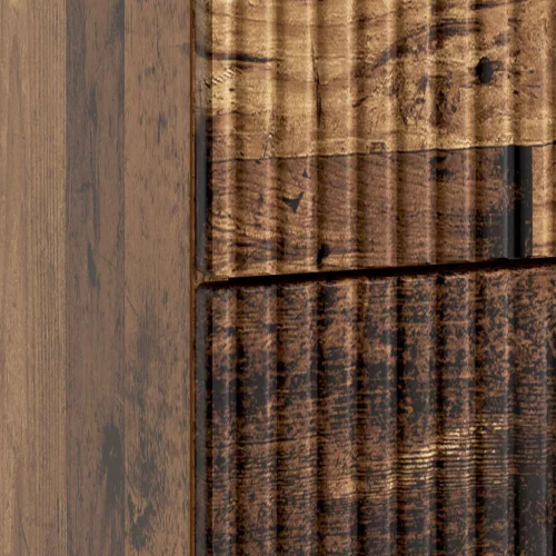  Éjjeliszekrény 2 pcs Antik Fa 43 x 34,5 x 47,5 cm Szerelt Fa