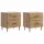  Éjjeliszekrény fiókkal 2 pcs Kézműves Tölgy 43 x 34,5 x 47,5 cm