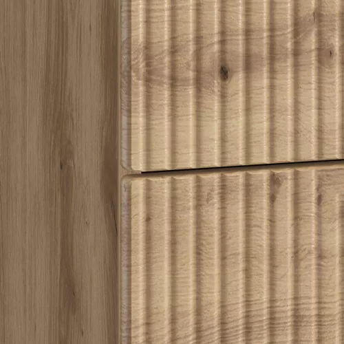  Éjjeliszekrény fiókkal 2 pcs Kézműves Tölgy 43 x 34,5 x 47,5 cm