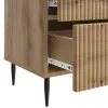  Éjjeliszekrény fiókkal 2 pcs Kézműves Tölgy 43 x 34,5 x 47,5 cm
