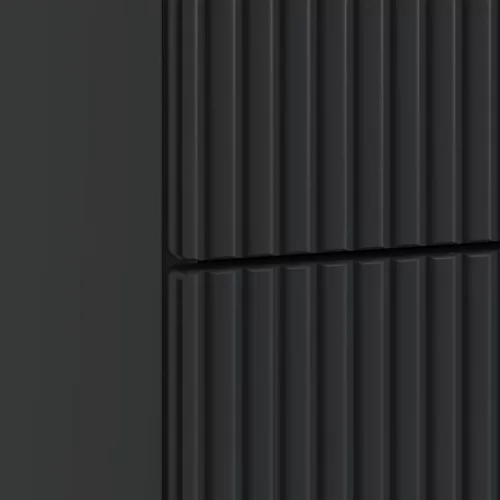  Éjjeliszekrény fiókkal Fekete 62 x 34,5 x 47,5 cm Szerelt Fa