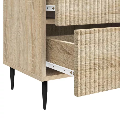  Éjjeliszekrény Sonoma Tölgy 62 x 34,5 x 47,5 cm Szerelt Fa