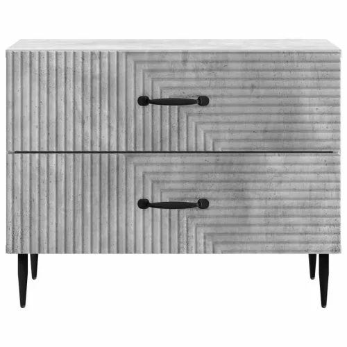  Éjjeliszekrény Betonszürke 62 x 34,5 x 47,5 cm Szerelt Fa
