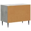  Éjjeliszekrény Betonszürke 62 x 34,5 x 47,5 cm Szerelt Fa