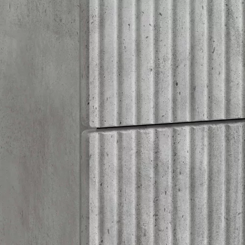  Éjjeliszekrény Betonszürke 62 x 34,5 x 47,5 cm Szerelt Fa