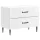  Éjjeliszekrény Magasfényű Fehér 62 x 34,5 x 47,5 cm Szerelt Fa