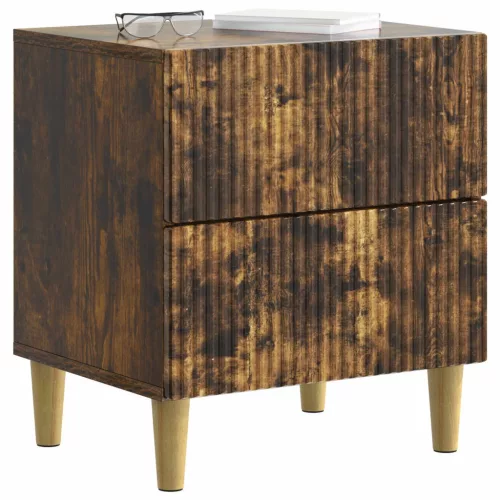  Éjjeliszekrény Füstös Tölgy 62 x 34,5 x 47,5 cm Szerelt Fa