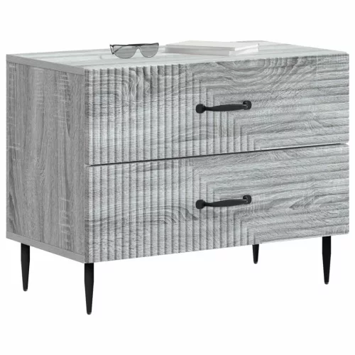  Éjjeliszekrény Szürke Sonoma 62 x 34,5 x 47,5 cm Szerelt Fa