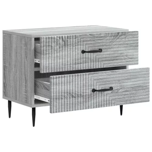  Éjjeliszekrény Szürke Sonoma 62 x 34,5 x 47,5 cm Szerelt Fa